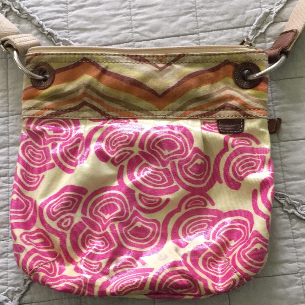 Fossil Key-per laminated crossbody bag